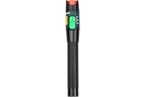 Visual Fault Locator, SUCCEASY 30km Fiber Optic Cable Tester, 30mW Pen Type Aluminum Alloy Test Tool Compatible with ST/SC/FC Interfaces for Accurate Fiber Break Detection