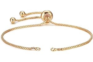 DanLingJewelry 20Pcs Adjustable Slider Bracelet Slider Extender Chains with Ball Ends for Jewellery Making 8 in(220mm) G