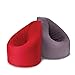 Produktbild Sitzsack mit Liegemöglichkeit Bassila 19, Farbe: Rot / Grau - Abmessungen: 90 x 67 x 77 cm (H x B x T)