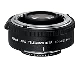 Farbe schwarz Nikon TC-14E II - Objektiv (Tele, SLR, 5/5, Nikon F, schwarz, Bajonett)