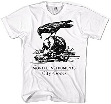 Officially Licensed Merchandise Mortal Instrument Crow´n Bones T-Shirt (White), XX-Large