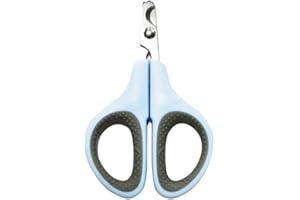 HEVIBK Coupe-Ongles pour Chats, Chiots, rongeurs, Oiseaux, toilettage des Pattes de sécurité avec entretoises, Protections de sécurité - Accessoires pour Animaux de Compagnie (S)