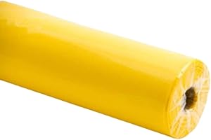 PuntoCasaStore ROTOLO IN TNT 80 CM x 20 MT GIALLO - TOVAGLIA USA E GETTA COPERTURA INTERNI ESTERNI TAVOLI FESTE CERIMONIE EVENTI FIORISTA