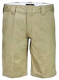 5.5oz; tWILL Dickies Tynan, Pantalones Cortos Deportivos para Hombre, Beige (Khaki KH) (Tamaño del Fabricante:34)
