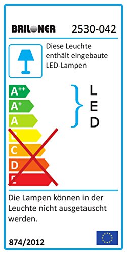 Briloner Leuchten 2530-042 LED Deckenstrahler, Farbsteuerung/Farbwechsel mit Fernbedienung, dimmbar, schwenkbar - 2