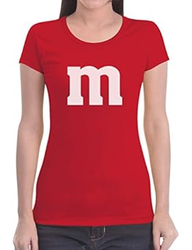 Witzig Süßes Outfit m Damen Karneval Fasching JGA Paar Kostüme Frauen T-Shirt Slim Fit