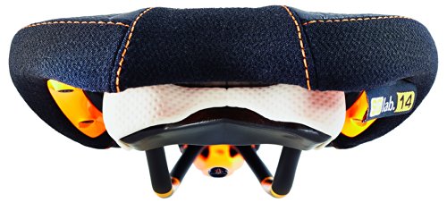 SQlab Fahrradsattel Sattel 611 Active MTB Titube, Schwarz - 2