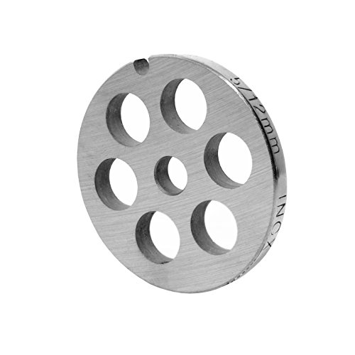 INOX Lochscheibe Gr.5 - 12,0 MM Bohrung - für Fleischwolf Jupiter - Bosch - Alexanderwerk - Westmark