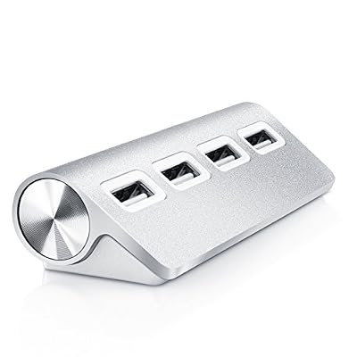 CSL-Computer CSL - 4 ports USB Hub | 4 ports Highspeed pour ordinateur portable / netbook + PC / MAC | Plug & Play | Apple - Design