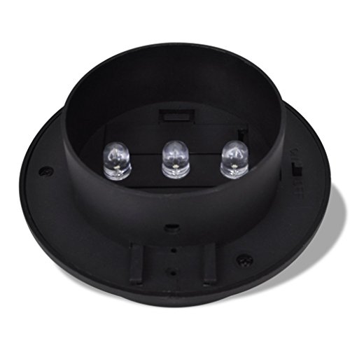 vidaXL 6x Solarlampe Gartenlampe Außenlampe Solarleuchte Zaun Wandleuchte Wandlampe - 5