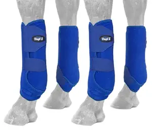 Tough 1 Extreme Vented Sport Boots Set, Royal Blue, Medium