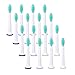 Produktbild 16er Pack Jiaggo Ersatzbürsten für Philips Sonicare ProResults Aufsteckbürsten Standard, Passend für Philips Elektrische Zahnbürste HX9111 HX6510 HX6712 HX6711 HX9172 HX6932 HX9114 HX8911 und mehr