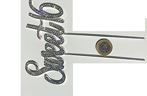 Sweet 16 Aufsatz 16er Geburtstag Topper echte Strassteine Tortenaufsatz Topfstecker Sweet Sixteen Party Deko Kuchendeko Tortendeko Blumentopfstecker Geburtstag Happy Birthday 16 Geburtstags Tortenaufsatz Topfdekoration Blumentopfdeko Gesteck Geschenk Kuchen Aufsatz Tortendeko Geburtstag Hochzeit Jubiläum Cake Topper Glitzernd Tortenverzierung Dekoration Tortenstecker von CRYSTAL KING - 3