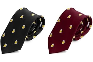 Bolunga Bier Krawatten für Männer/Herren - Oktoberfest Geschenk - Professional and Funny Ties for Man with beer logo - Octoberfest Gift for Men/Him