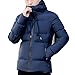 Produktbild Bealeuy Herren Jacke Männer Oberbekleidung Winter Runter Oberbekleidung Männer Parka Slim Warm Mantel Blend mit Stehkragen Winter Freizeit Zipper Hoodie Stehkragen Outwear Tops