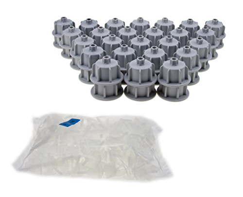 NIVIFIX Brunoplast Fliesen Nivelliersystem Starter-Set grau für Fliesen 12 – 20 mm Stärke (Verlegehilfe, Verlegesystem, Fliesenverlegung, Fliesenverlegehilfe, Fliesenverlegesystem, Fliesennivelliersystem) - 4