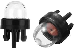 ROSOJODG 2 Stück Snap-in Primer Bulb Pump, General Snap-In Primer Kraftstoffbirne, Vergaser Primer Pumpe Kraftstoffbirnen, für Kettensägen Gebläse Trimmervergaser Motorsense Rasenmäher Kettensägen