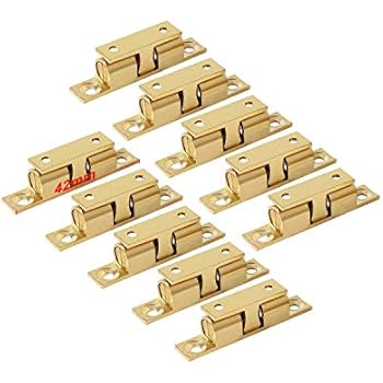 Möbelschnäpper 6 Paar - Doppel-Rollenschnäpper Silber | Für Schranktüren & Schubladen