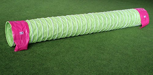Professional-Agility-Tunnel-Dog-Agility-Pipe-Tunnel-PROFI-2ft--164ft-length-UK-Kennel-Club-conform-incl-2-saddle-bags
