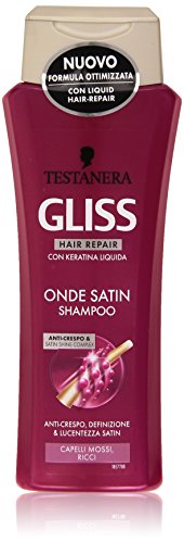 Testanera Gliss Shampoo Hair Repair, con Keratina Liquida - 250 ml