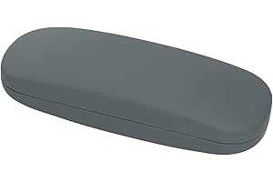 MoKo Hartes Brillenetui, Hardcase Brillenbox KratzfesteSonnenbrillen Lesebrille Hartschale Brillenorganizer mit Weichem Innenfutter und Brillentuch Brillenaufbewahrung für Damen Herren