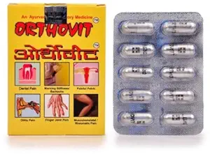 REPL Orthovit Pain Relieving Capsules 60 Capsules- Pack of 2 (10 Capsule X 6 Strips)