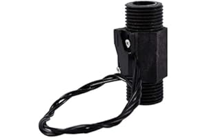 KEENSO Water Switch, 1pc AC 220V 3A Plastic Magnetic Water Switch Vertical/Horizontal Water Control Sensor with G1/2" (BSP) Pipe for Electric Water Heater