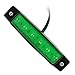 Produktbild Oudan Light 3W 200~300lm Seitenfront Marker Indikator Licht Lampen für LKW, 6 LED Lichter (DC 12 / DC 24V) (Farbe : Rot, Großauswa: 24V) (Farbe : Grün, Größe : 24V)