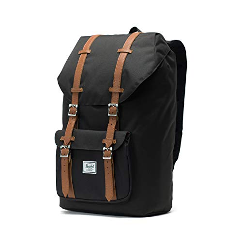 Herschel Supply Co. Little America, Mochila de a diario Unisex Adulto, Negro (Black/Brown), Talla única