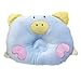 Museya Cute Piggy Pig Shaped Soft Cotton Baby Newborn Infant Head Shaping Sleeping Pillow for Preventing Flat Head (Blue)