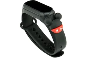 GENERICO Orologio digitale braccialetto in silicone bambino bambina Sportivo cartoni animati - cinturino compatibile xiaomi mi band (Topolino)