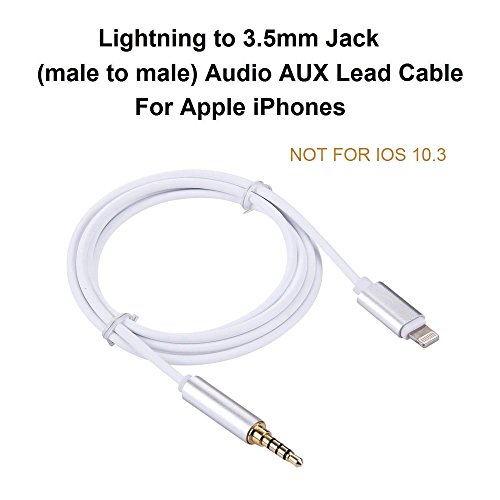 Vimmor Lightning    3 5mm  M  le    M  le  Cordon Adaptateur C  ble Audio Splitter pour iPhone 5 iPhone5S iPhone5SE iPhone6 iPhone7  iPads  T  l  phones Android  Home   Car Stereos  Pas de Syst  mes de Support au-Dessus de IOS10 3