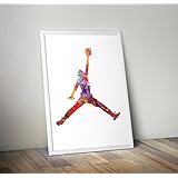 Jordan Symbol, Sprungmann, Drake Poster, Druck A3 11.7 x 16.5 Zoll