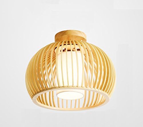 ZHDC® Japanese-style ceiling lamps, personality Solid wood light Nordic Woody Bedroom lights balcony Home corridor aisle Creative Entrance lights E27 Easy to clean ceiling lamp ( Color : #2 )