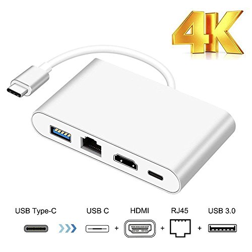 Adattatore da USB C a HDMI, HuiHeng Adattatore USB C a HDMI Adattatore video per Macbook Google Chromebook Samsung S8 / S8 plus
