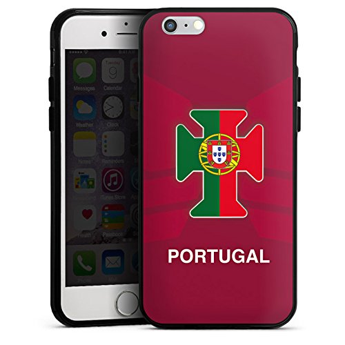 Apple iPhone 6s Hülle Silikon Case Schutz Cover Portugal EM Trikot Fußball Europameisterschaft