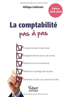 jaquette livre La comptabilité pas à pas - Édition 2018-2019