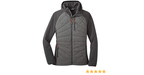 refuge hybrid hooded jacket