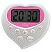 Produktbild linksy (Link Meer) Waiting Time ist Fun Herz voller Freude Timer weiß pink lt801wp
