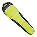 Klarfit Gullfoss • Schlafsack • Mumienschlafsack • Camping-Schlafsack • Sleeping Bag • Outdoor • 4-Jahreszeiten-Schlafzeiten • 350g/m² H4 Hohlfaser • 2-lagig • 4-Loch-Füllung • bis -5 °C • Konturkapuze & Wärmekragen mit Kordelzug • ca. 1,5 kg • grün