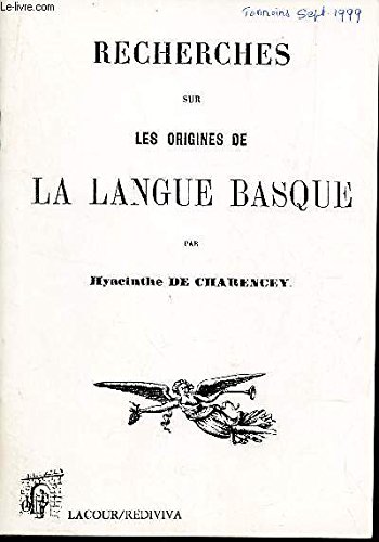 Download Recherches sur les origines de la langue basque (Rediviva) Download Recherches sur les origines de la langue basque (Rediviva)