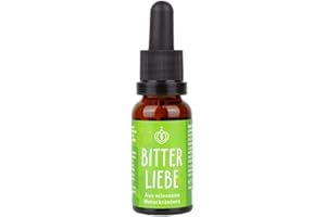 ‎BITTERLIEBE BitterLiebe® Bitterstoffe Tropfen in praktischer Reisegröße 20ml I Bittertropfen aus Die Höhle der Löwen I Hildegard von Bingen, Bitterkräuter