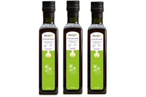 HERBBIO ABDIN HERBBIO NATURAL MEDICAL MANUFACTURING HerbBio Schwarzkümmelöl kaltgepresst gefiltert 3X250ml - schonend kaltgepresst in Rohkostqualität - 100% naturrein Black seed oil - täglich mühlenfrisch direkt vom HerbBio - Made in Germany