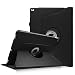 Produktbild iPad Pro 12.9 Zoll Hülle - Fintie 360 Grad Rotierend Stand Kunstleder Smart Cover Case Schutzhülle Tasche Etui mit Auto Schlaf / Wach Funktion for Apple iPad Pro 12.9 Zoll 2015 Release Tablet, Schwarz