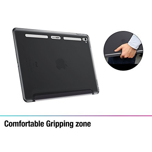 iPad Pro 9.7 Hülle, ESR® Durchscheinend Hintere Abdeckung (Silikon Rahmen + Hart PC Zurück) mit Kühlloch Schutzhülle für iPad Pro 9.7 (Grau) - 6