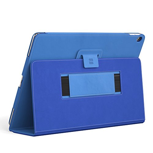 iPad Pro 12.9 (2017) Hülle Blau , Snugg Leder iPad Pro 12.9 (2017) Schutz Klapphülle Case Cover [Lebenslange Garantie] mit Ständer für Apple iPad Pro 12.9 (2017) - 7