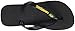 Havaianas Flip Flops Kids Brasil Logo, Black, 10/11 Child UK