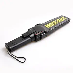 Okayji Adjustable Sensitivity and Vibration Alert- Portable Security Hand Held Metal Detector Wand Scanner, Black