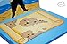 Fantasy Fields - Pirate Island themed Kids Wooden 2 Chairs Set Blue & Purple  (Table Sold Seperately)| Hand Crafted & Hand Painted Details | Child Friendly Water-based Paint