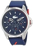 Lacoste Herren Multi Zifferblatt Quarz Uhr mit Silikon Armband 2010979